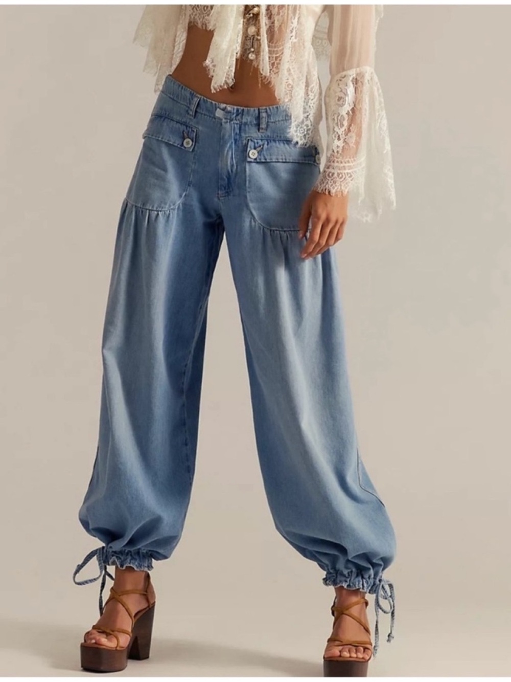 Free People Lotus Balloon Jeans #4640
